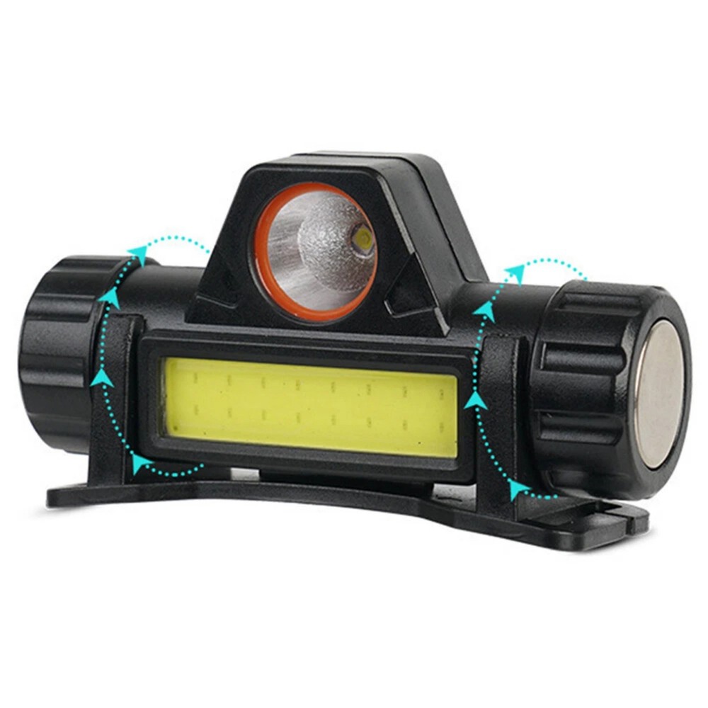 Portable Automatic Dimming Headlight For Welding Helmet USB Charging 2-Pack