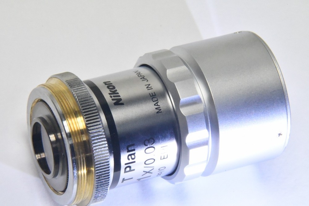 Nikon Microscope Objective Lens T Plan 1X /0.03 ∞/0 WD 3.8 EPI