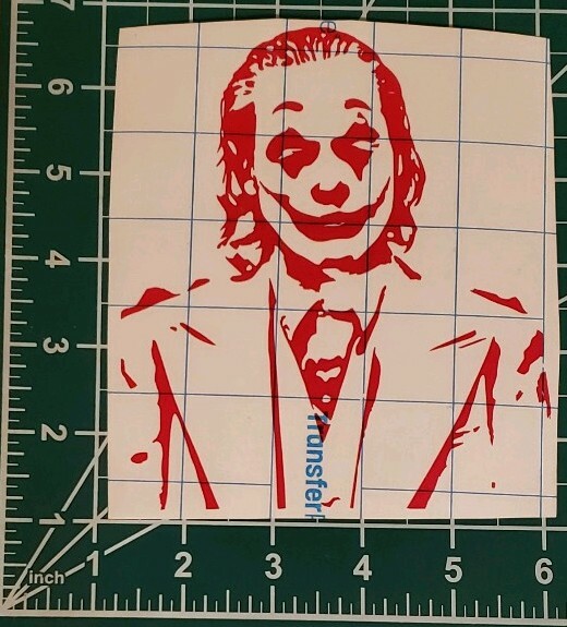 Joker Joaquin Phoenix  DC Vinyl Decal
