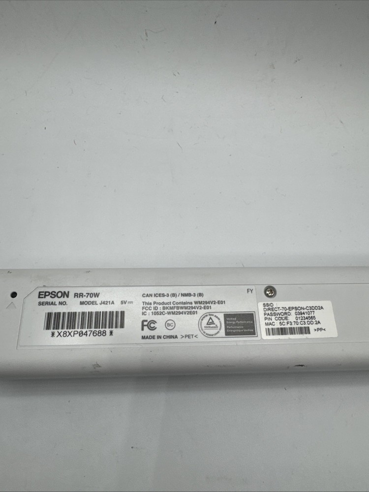 Epson Rapid Receipt RR-70W Wireless Receipt & Document Scanner