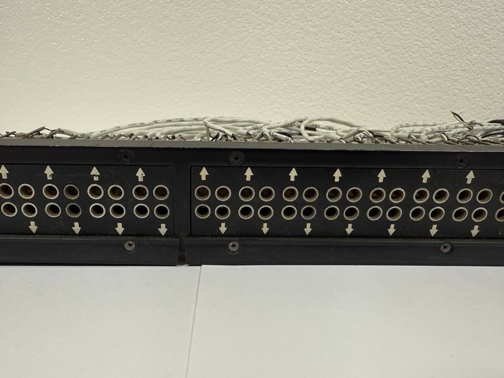 96-Point Audio Patch Panel 4×24 - Rackmount - Used Needs Minor Rewiring