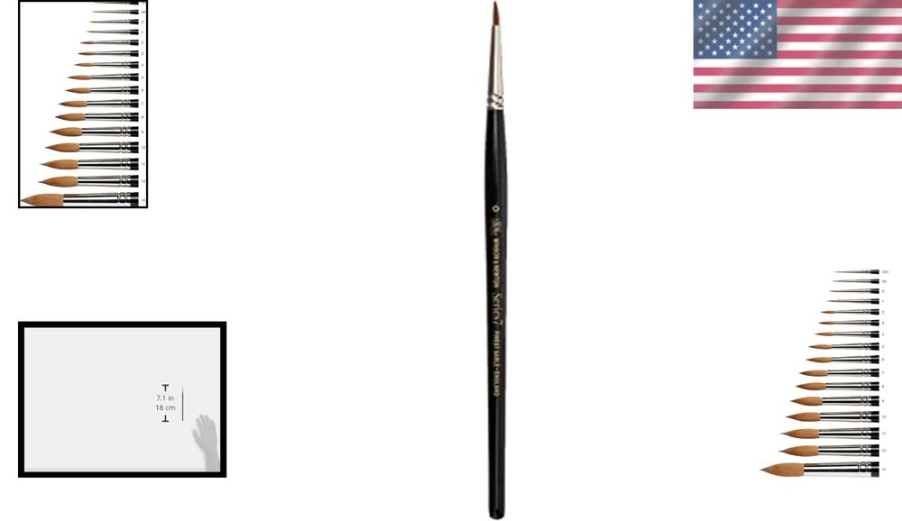 Professional Round Sable Brush by Winsor & Newton