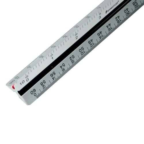 12-Inches Architect Triangular Scale 98718-31BK