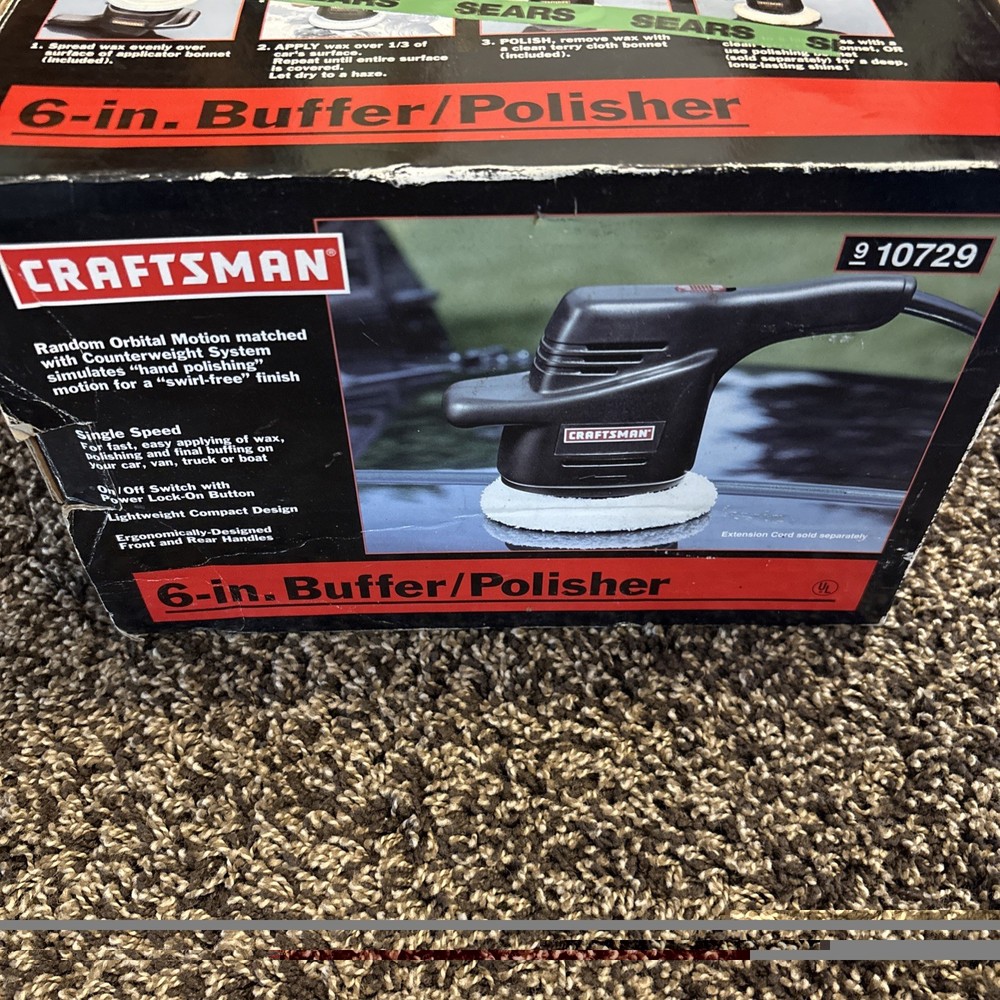 6in. car buffer polisher **WORKS!**