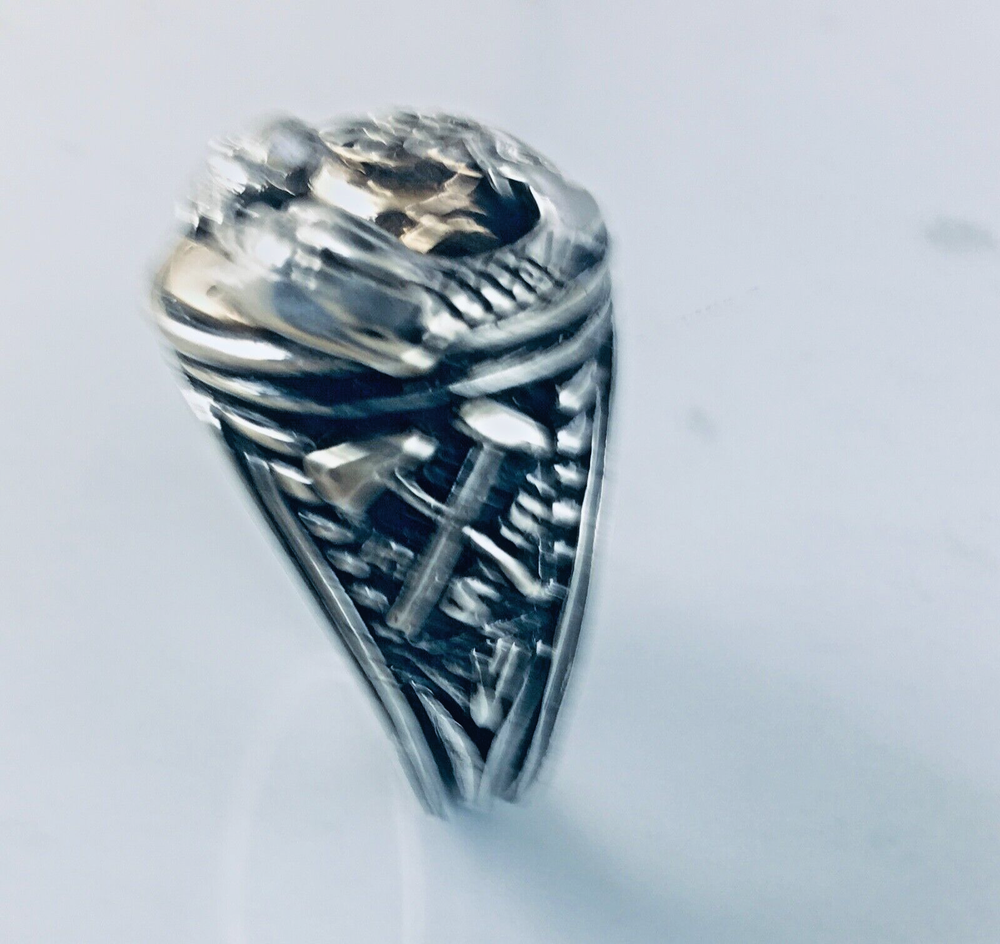 USN Saturation Divers Ring Bronze sterling silver