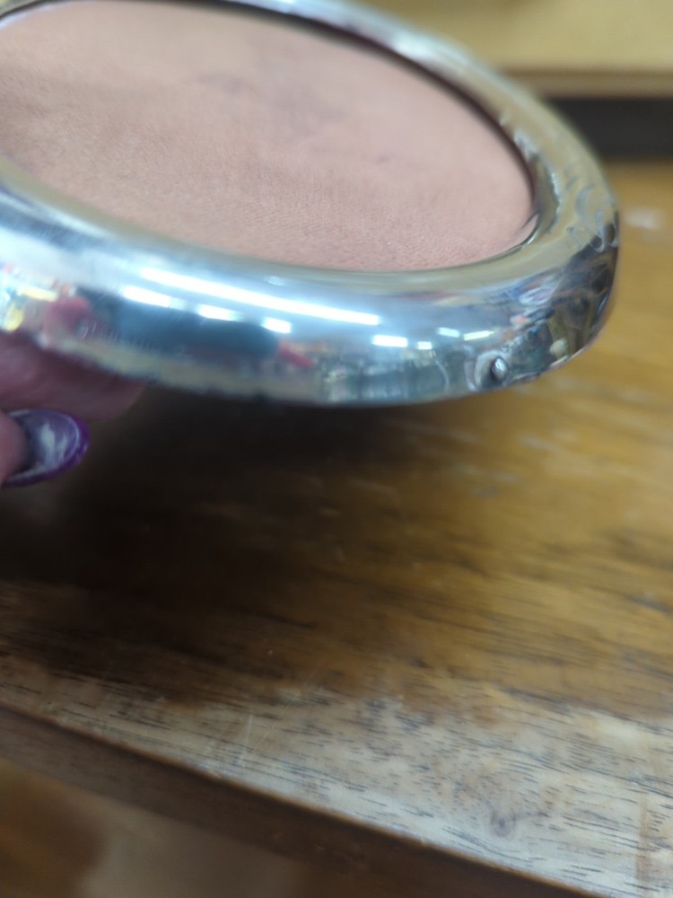 Antique Victorian Sterling Silver Picture Frame Monogram