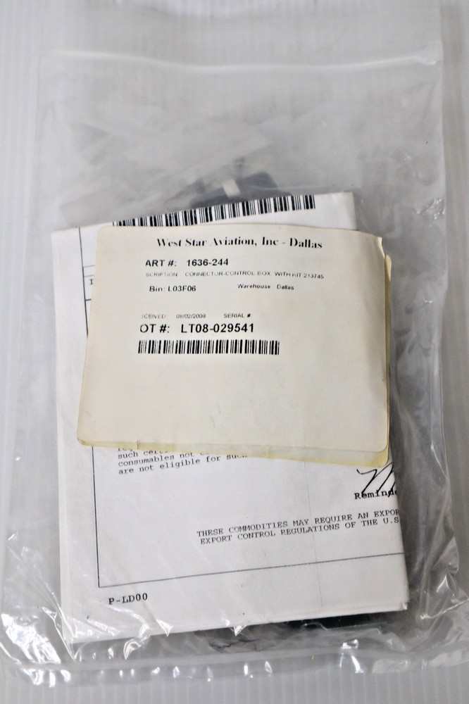1636-244 Connector - New (4 Available)