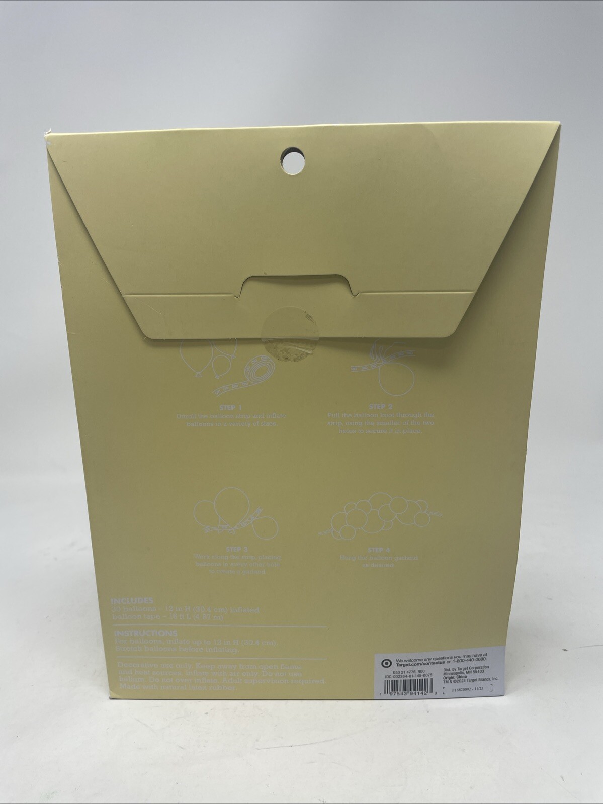 Spritz 30ct Pearlized Balloon Decor Kit, Rainbow Balloon Pack NEW/SEALED