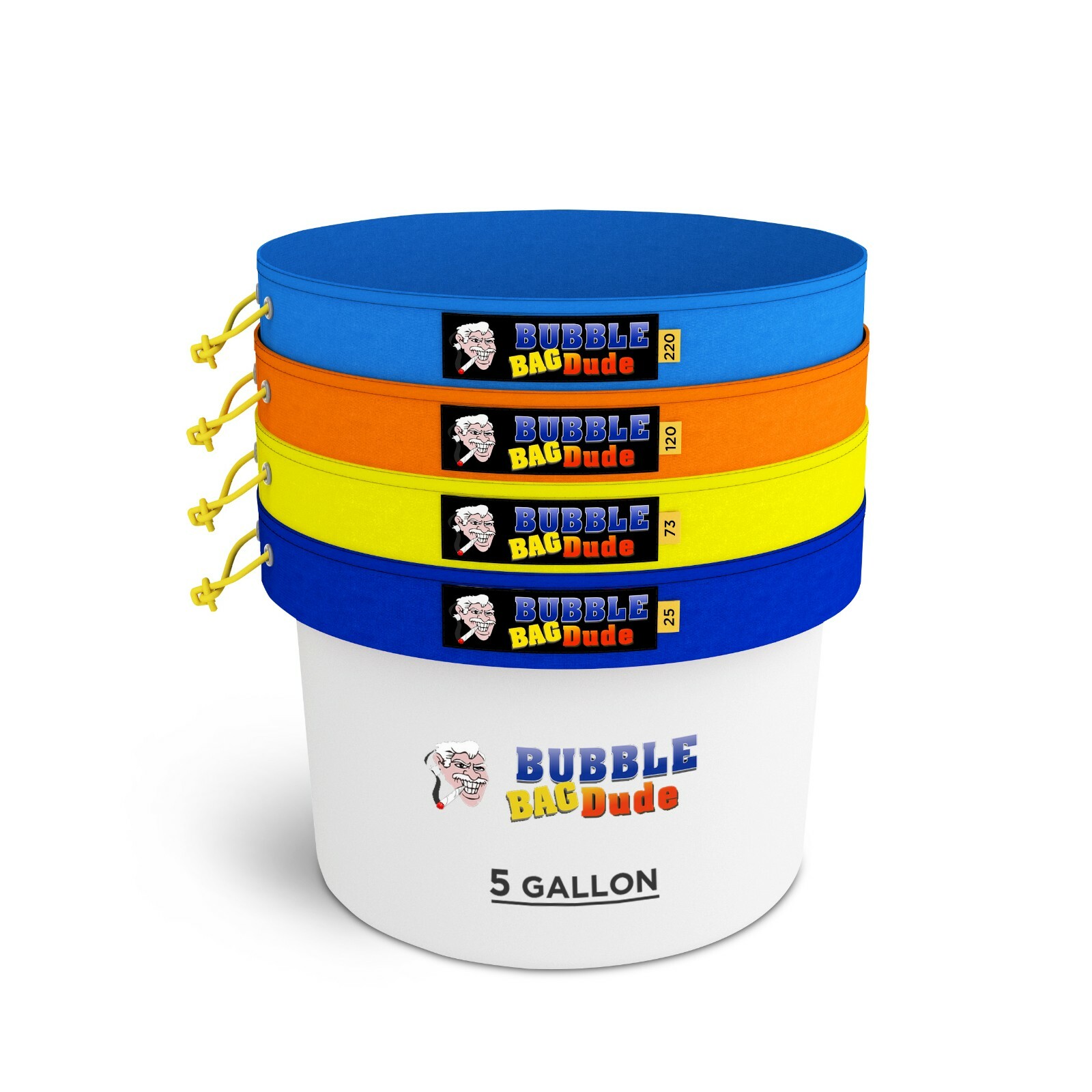 BUBBLEBAGDUDE Bubble Bag 5 Gallon 5/4/8 Kit Bubble Hash Bags Herbal Extractor