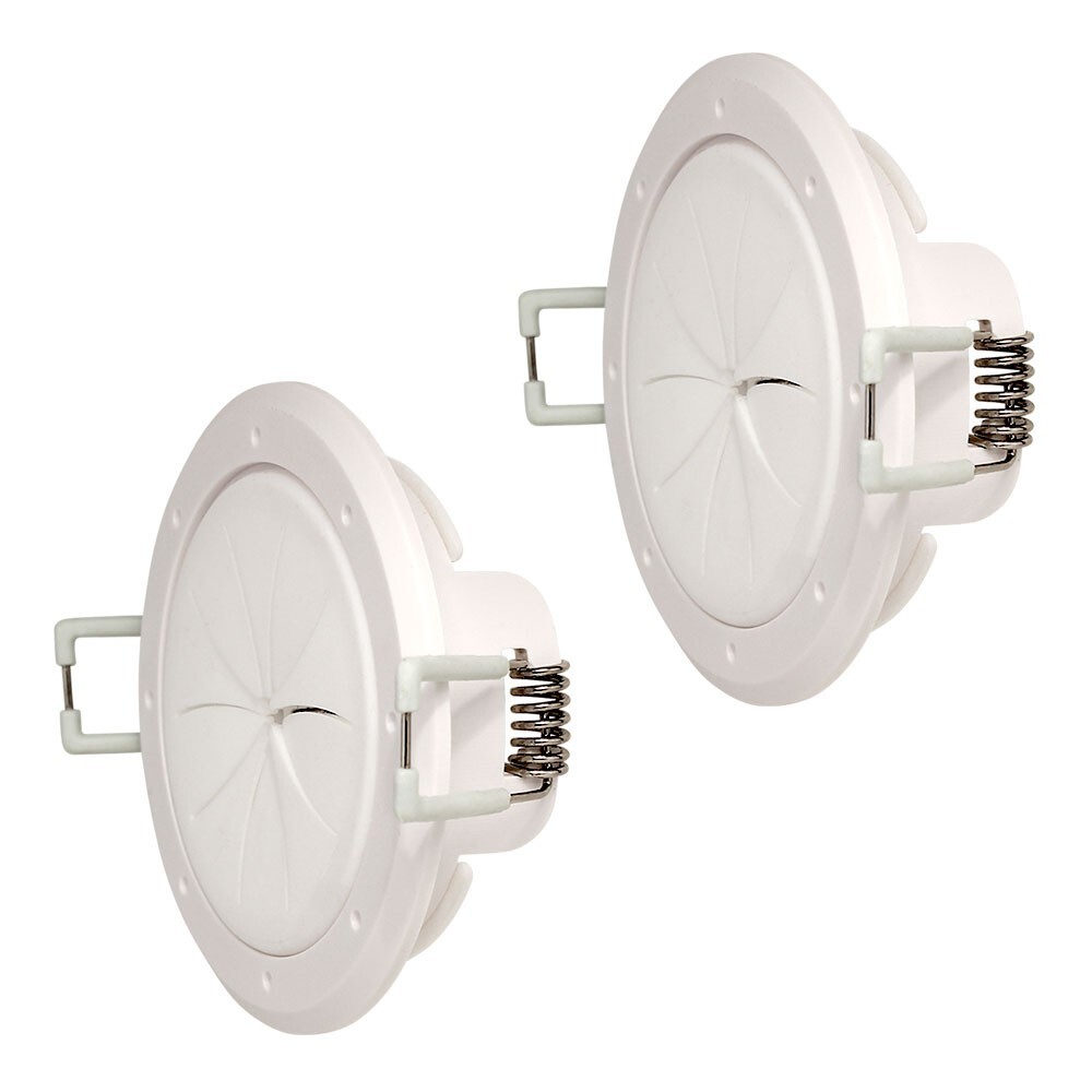 Construct Pro™ Speedy’Z™ Spring-Lock 2″ Cable Pass Through Port (White, Pair)