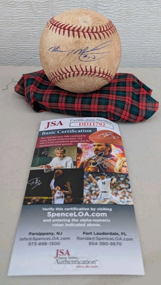 Mickey Morandini Autographed Baseball Omlb Jsa