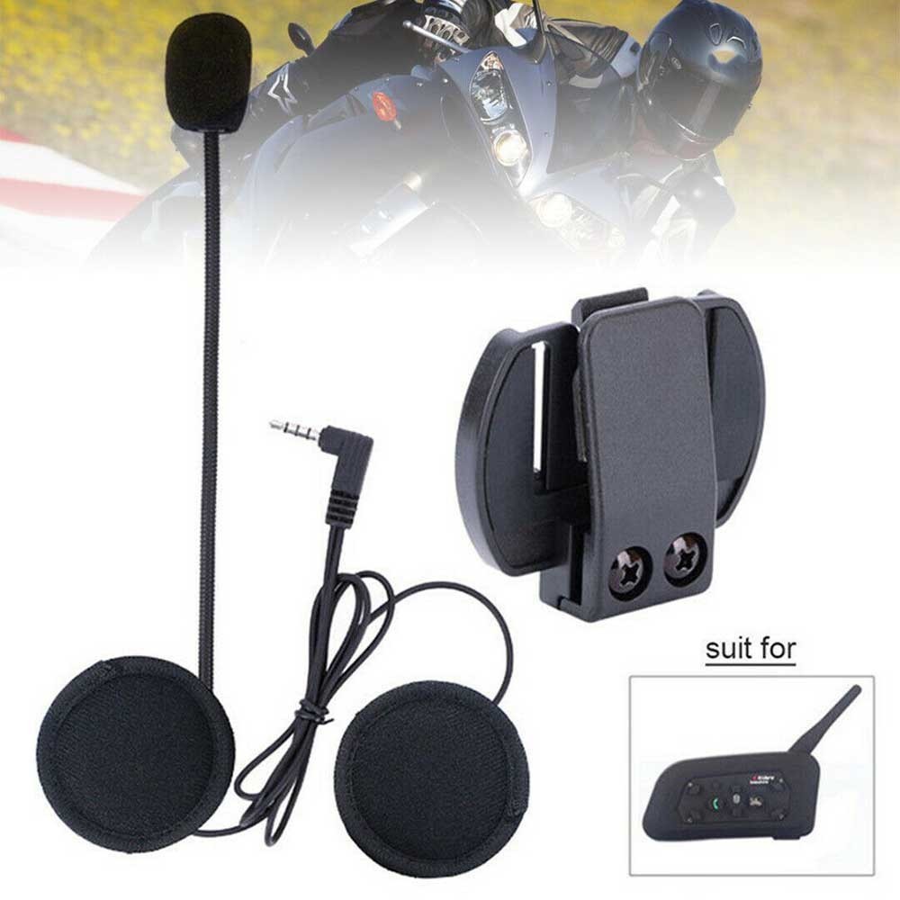 [2] Motorcycle Helmet Speaker Set for V6 1200M Intercom System Accessory