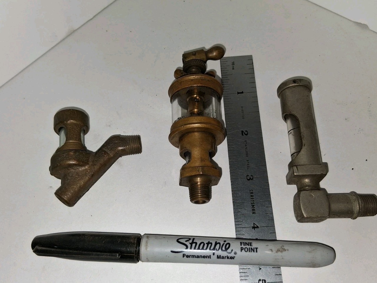 Vintage Lubricator Brass Oiler