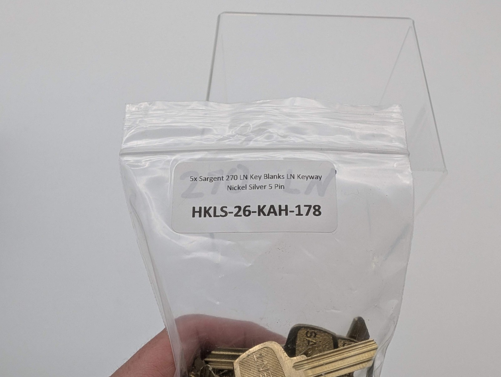 5x Sargent 270 LN Key Blanks LN Keyway Nickel Silver 5 Pin