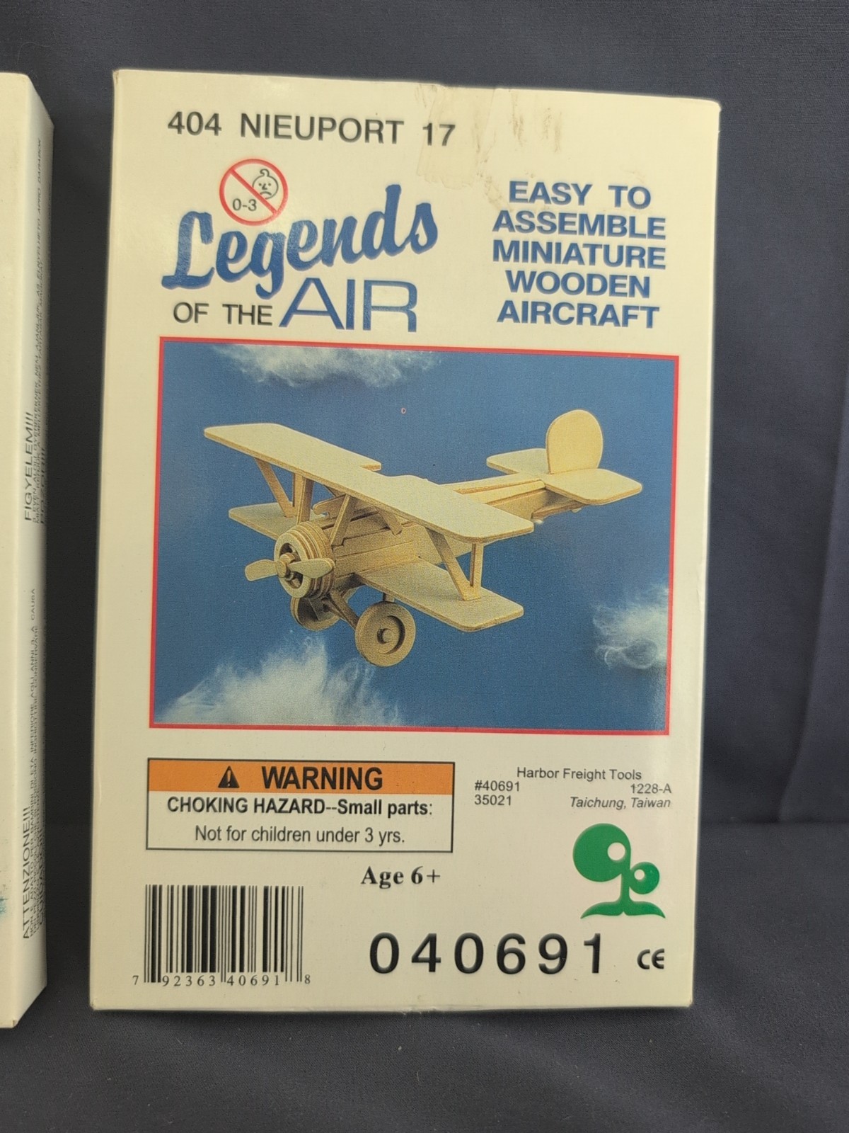Harbor Freight Legends of the Air Wood Model Kits Fokker Triplane & Nieuport 17