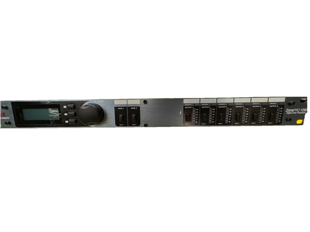 dbx ZonePRO 1260 Digital Zone Processor Rack-Mountable 6-Channel