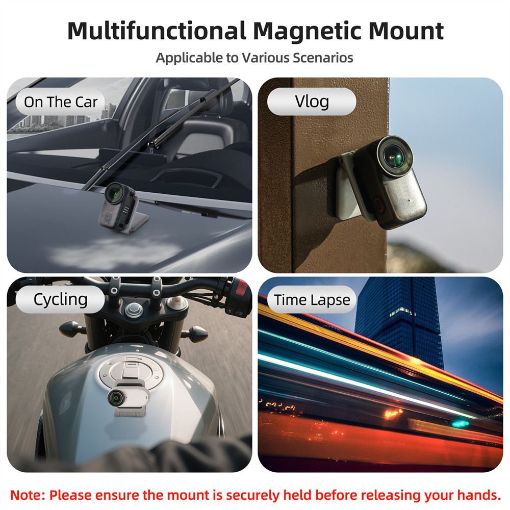 Magnetic Mount Tabletop Base Bracket Adjustable 180° Rotation For Mini Cameras