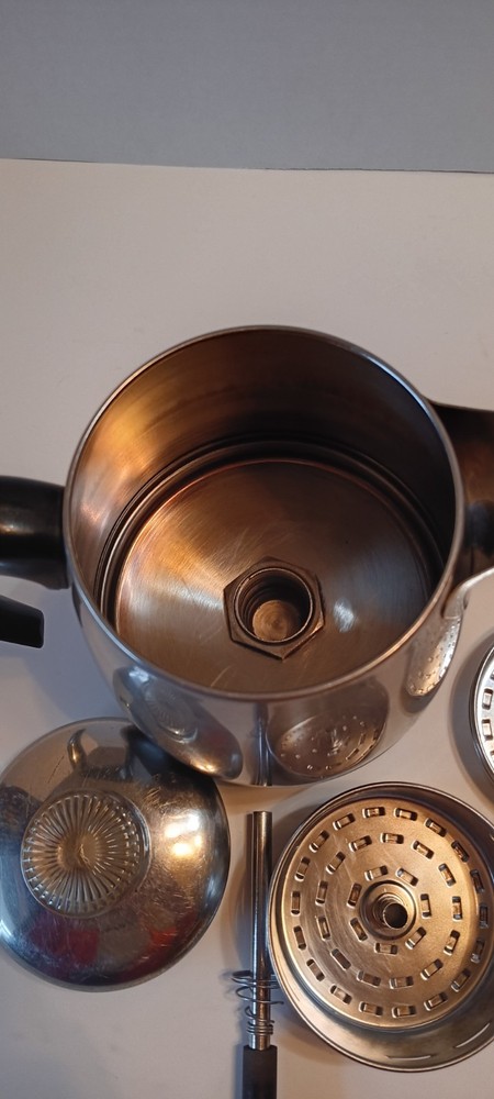 Vintage Farberware Superfast Coffee Percolator 2-4 Cup Automatic 134 COMPLETE
