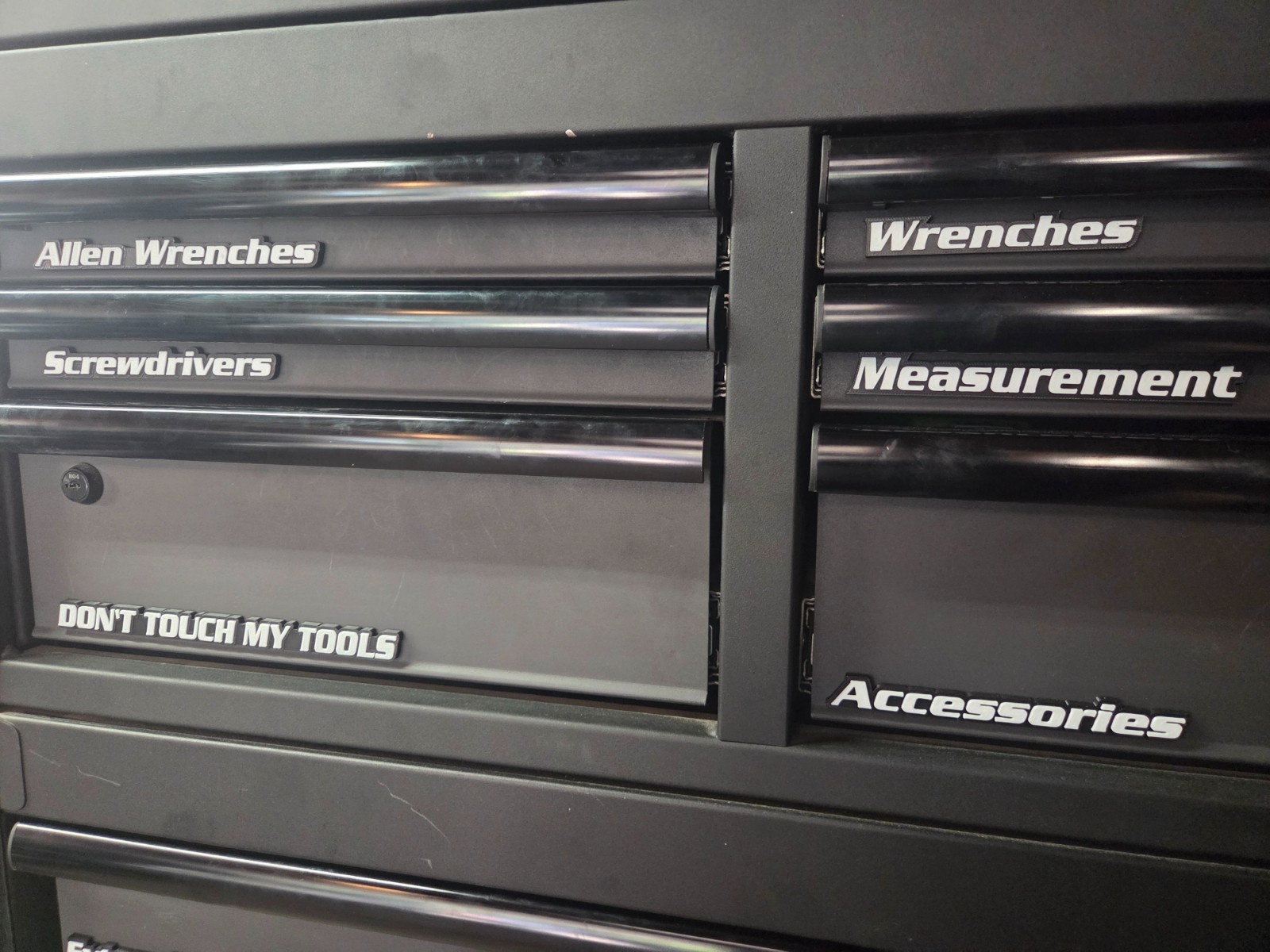 Magnetic Tool Box Labels – 45 Drawer Organizer Magnets – Multiple Color Options