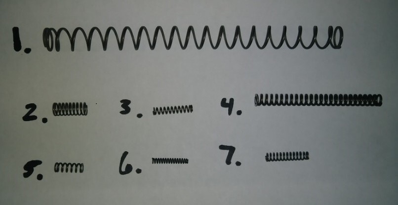 STAR BM Pistol Spring Rehab Kit