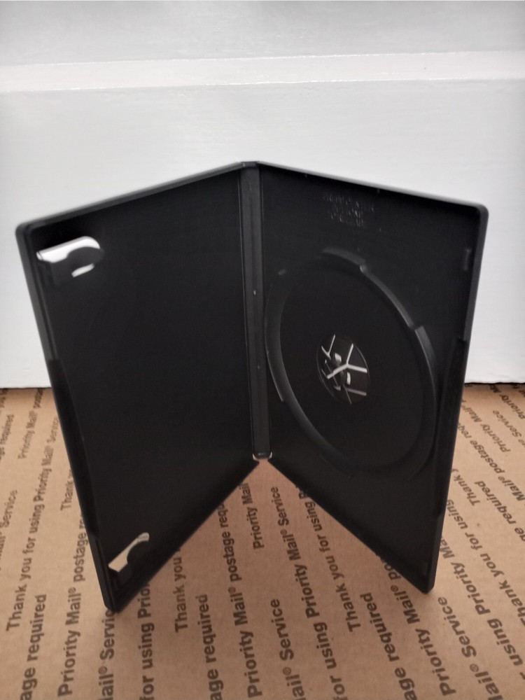 3 Empty DVD Cases - Replacement for Single or Double mixed new or used