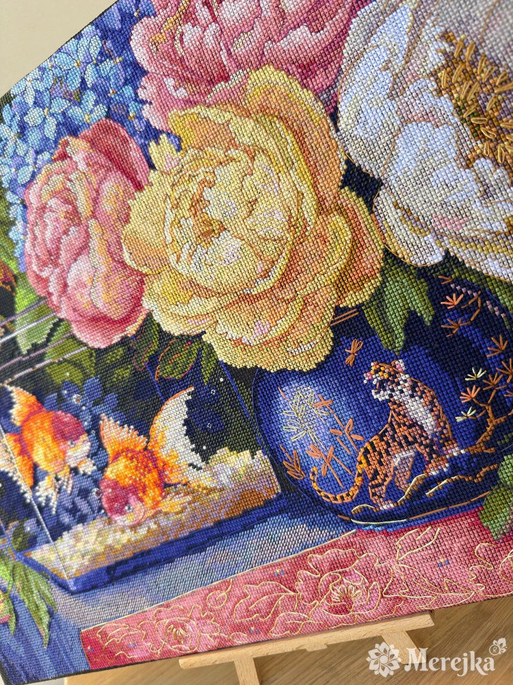 Silent Dialogue K-282 Counted Cross-Stitch Kit
