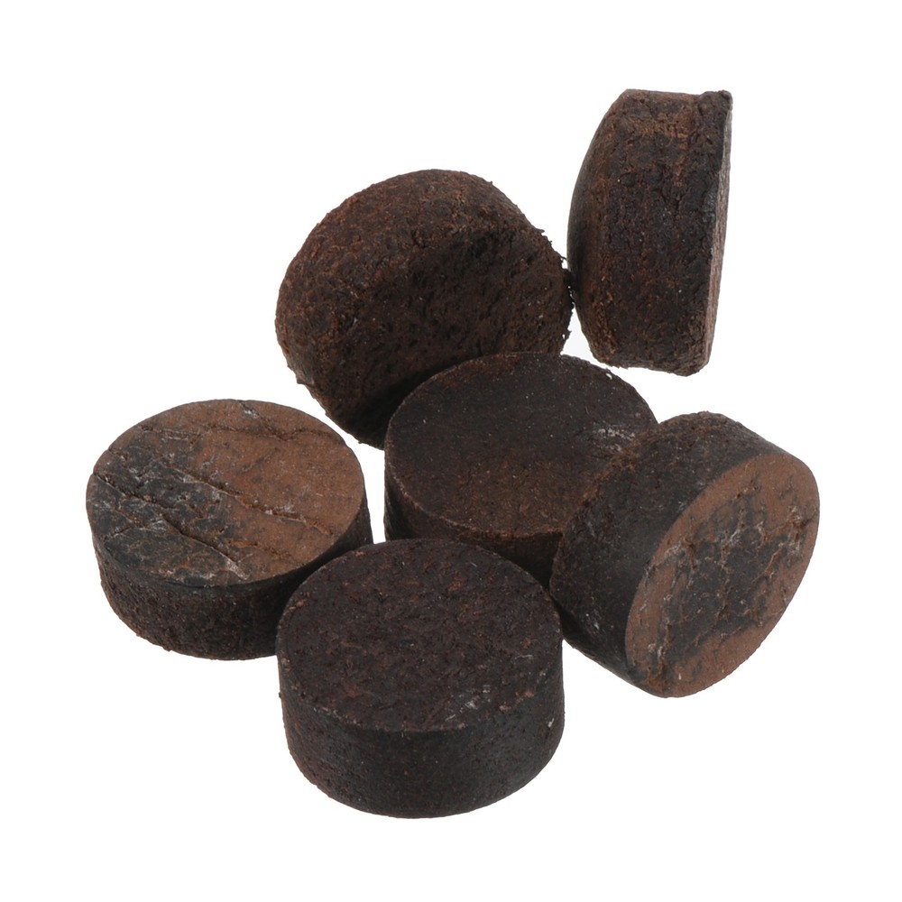 6Pcs 12mm Billiard Pool Cue Tips Snooker Pool Stick Replacement Tips, Brown