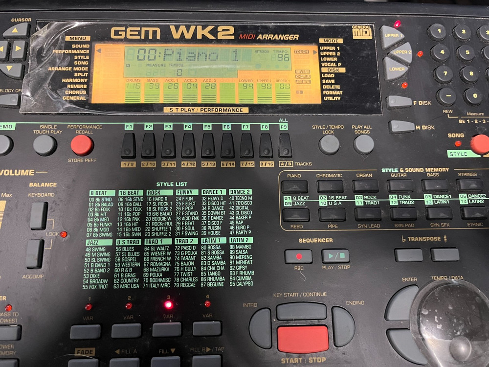 GEM WK2 module EXPANDER realtime midi arranger