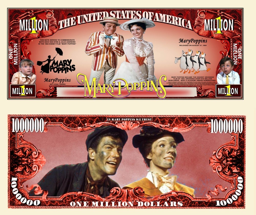 OUR MARY POPPINS NOVELTY NOTE (2 Each)