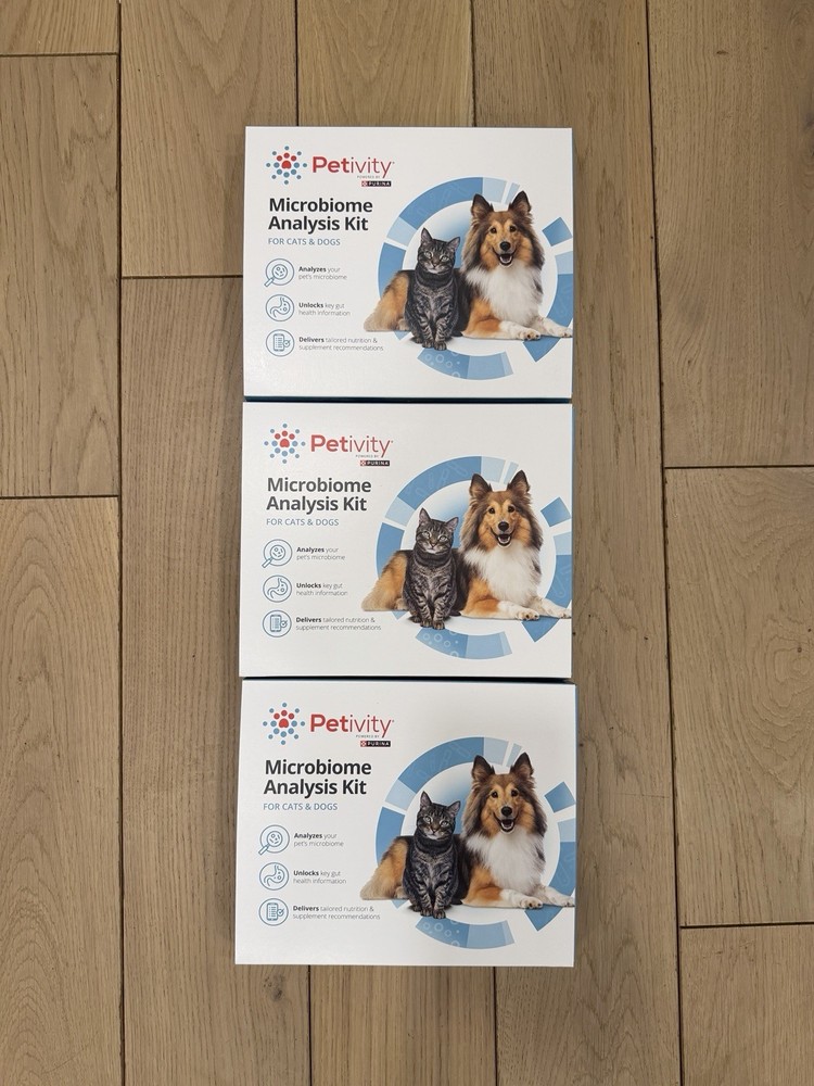 Petivity Microbiome Analysis Kit — Basic for Cats and Dogs Powered by Purina ...