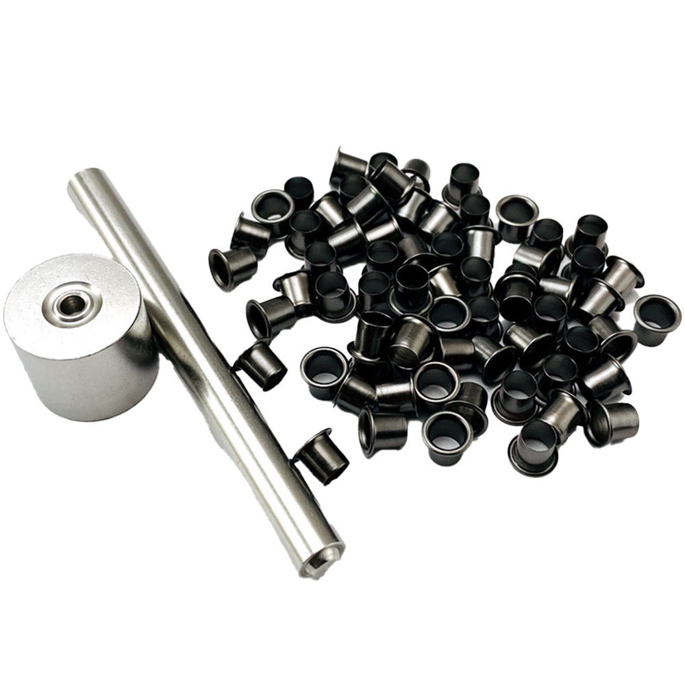 100Pcs K-Sheath Eyelet Rivets Installation Fix Tools 7.5MM Kydex Sheath5829