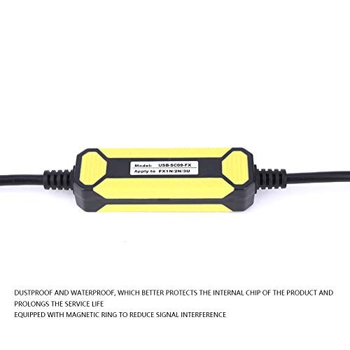Programming Cable Data Cable Fit for FX1S/1N/2N/3U FX Series PLC USB-SC09-FX