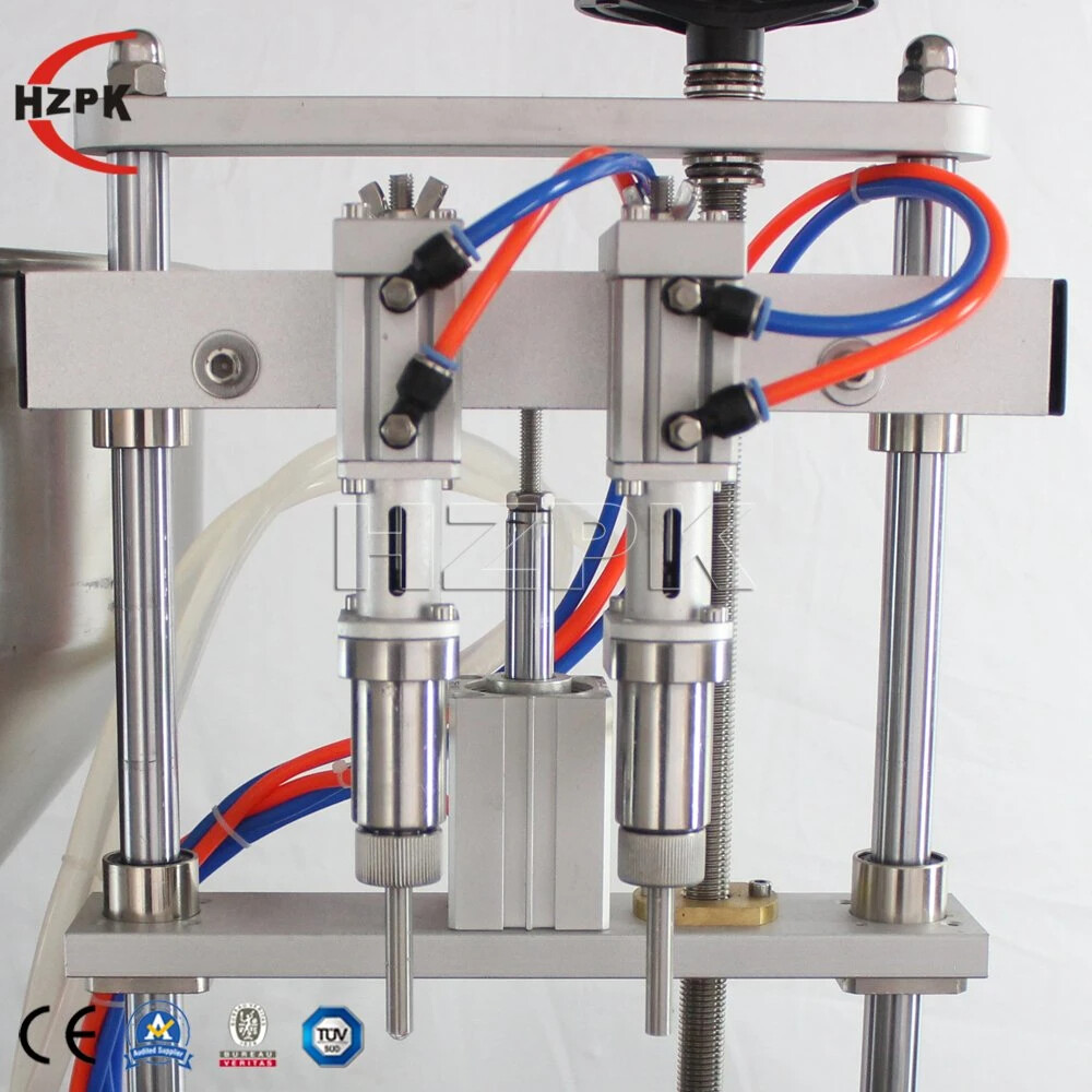 Desktop Automatic Double Nozzles Paste Peanut Butter Ketchup Filling Machine