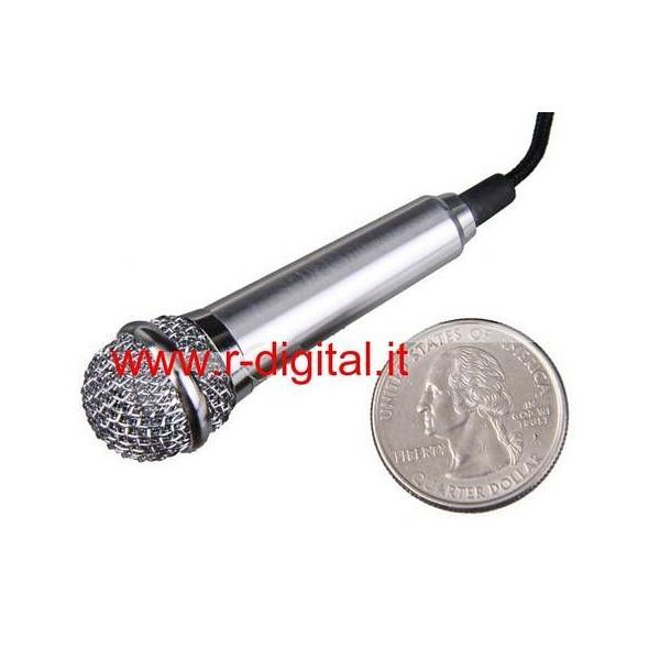 MINI METAL MICROPHONE JACK 3.5mm + FIXED COMPUTER HOLDER NOTEBOOK NETBOOK
