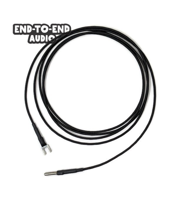 Technics Turntable Ground Wire, 'Bullet' Style Plug, Phono Vinyl Custom Handmade
