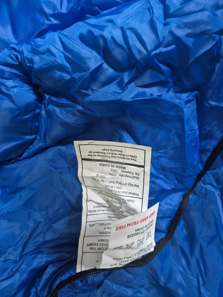New Active Era Sleeping Bag E200 Blue Lightweight & Compact excellent condition