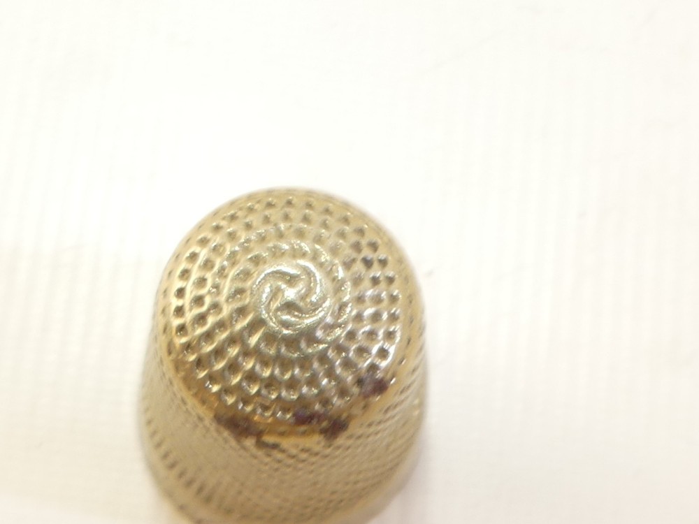 (ref288CX) Coroza Silver Thimble