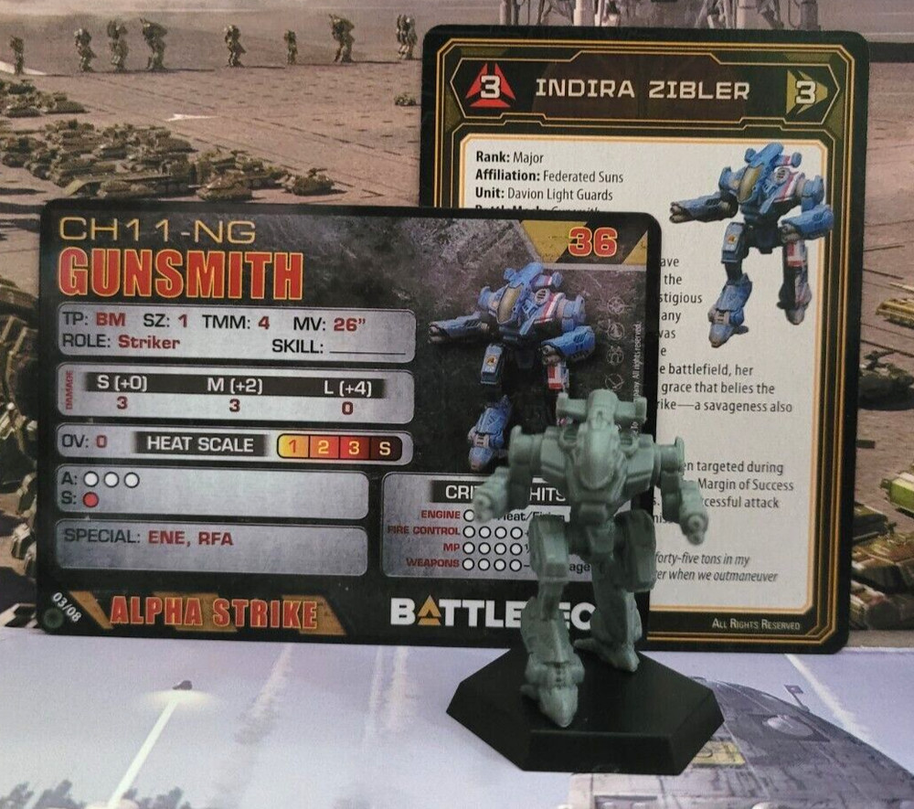 Battletech Gunsmith Mech Davion Cavalry Lance Inner Sphere