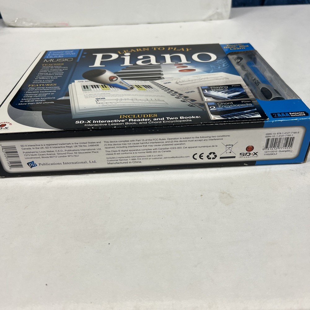 Essential Interactive Piano Guide/ Learn to Play SD-X Interactive Reader Openbox