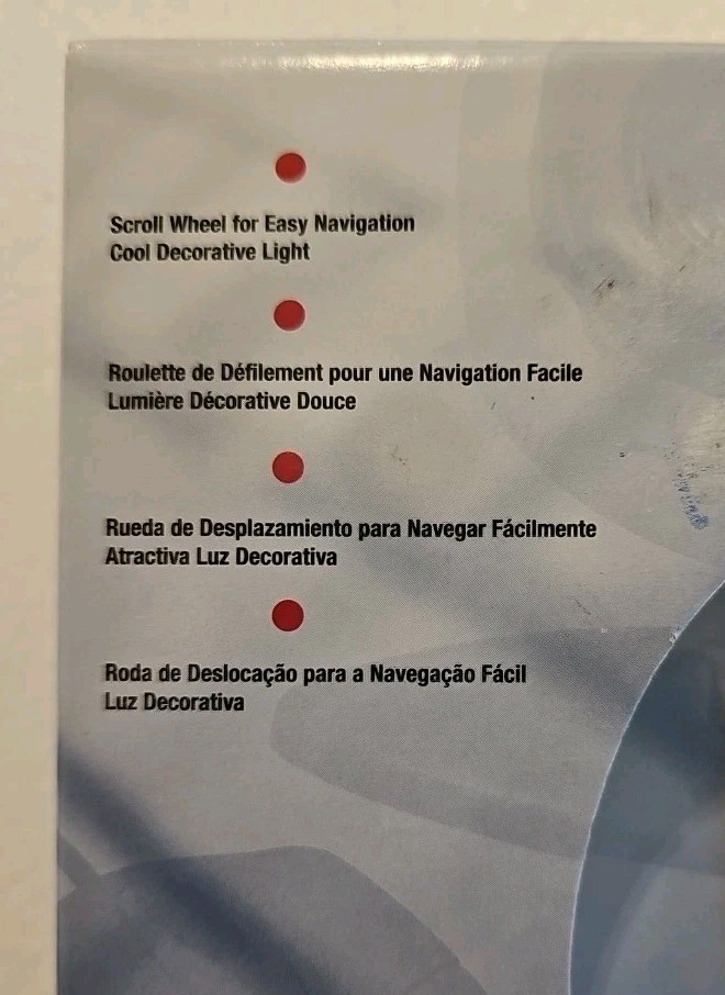 Labtec Wheel Mouse With Light PS/2 Connection XP New( Open Box)