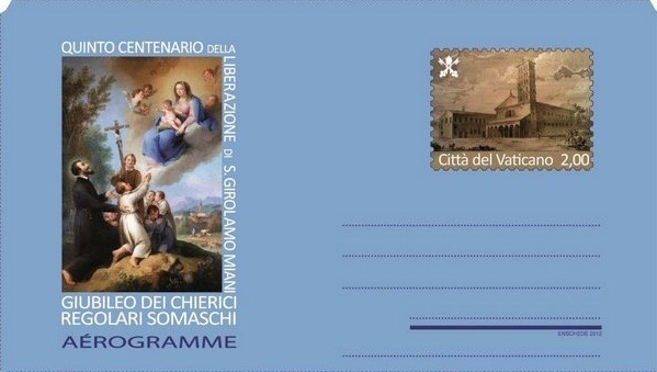 2012 Jubilee Year Somasco - Vatican - Airogram