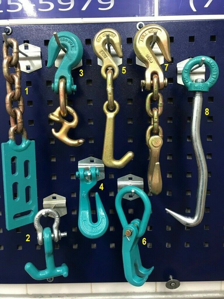 SET#7 AUTO BODY FRAME MACHINE COLLISION REPAIR PULLING TIE TOOLS HOOK VALUE SET