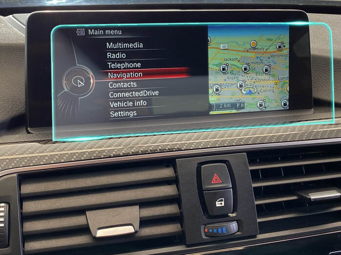 Crystal Clear Screen Protector for 2016 BMW M4 Vehicle Navigation