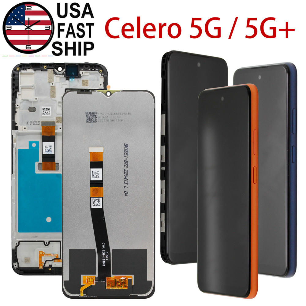 Digitizer LCD Touch Screen ± Frame Display For Boost Mobile Celero 5G / 5G Plus