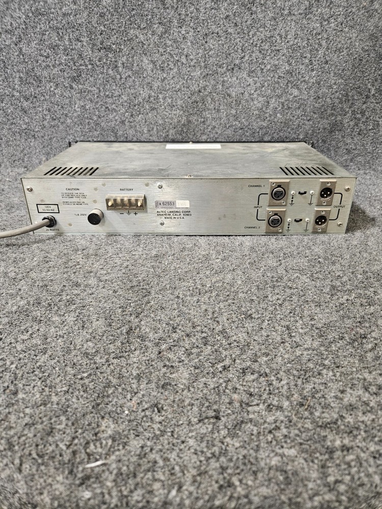 Altec Lansing 1652A, Stereo Graphic Equalizer