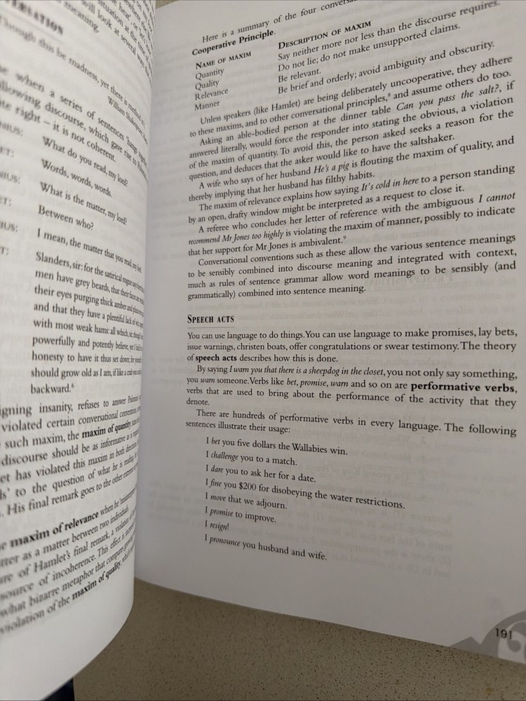 Introduction to Language: 5th Edition Fromkin