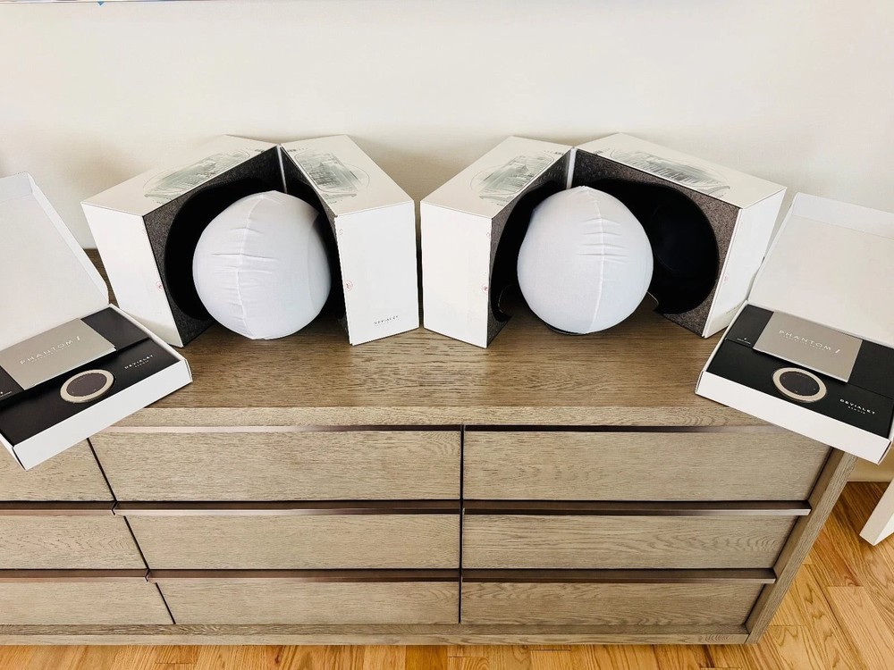 Devialet Phantom 1 108db Matte Black Pair, Original Packaging, 2 Remotes