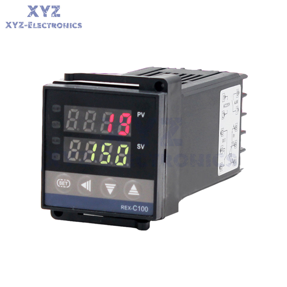REX-C100 Digital LED Temperature Controller Thermocouple Output Relay K -Type