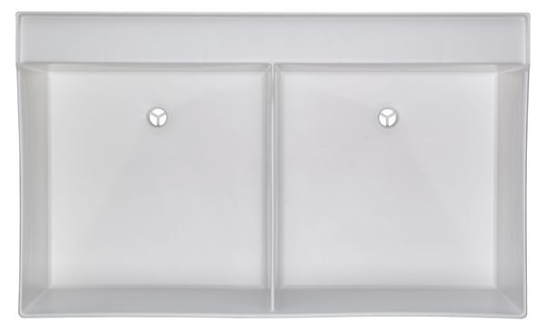 Mustee 27F Utility Sink, 34 In H, 40 In W, 24 In L, Floor Mount, 1-1/2 In Drain