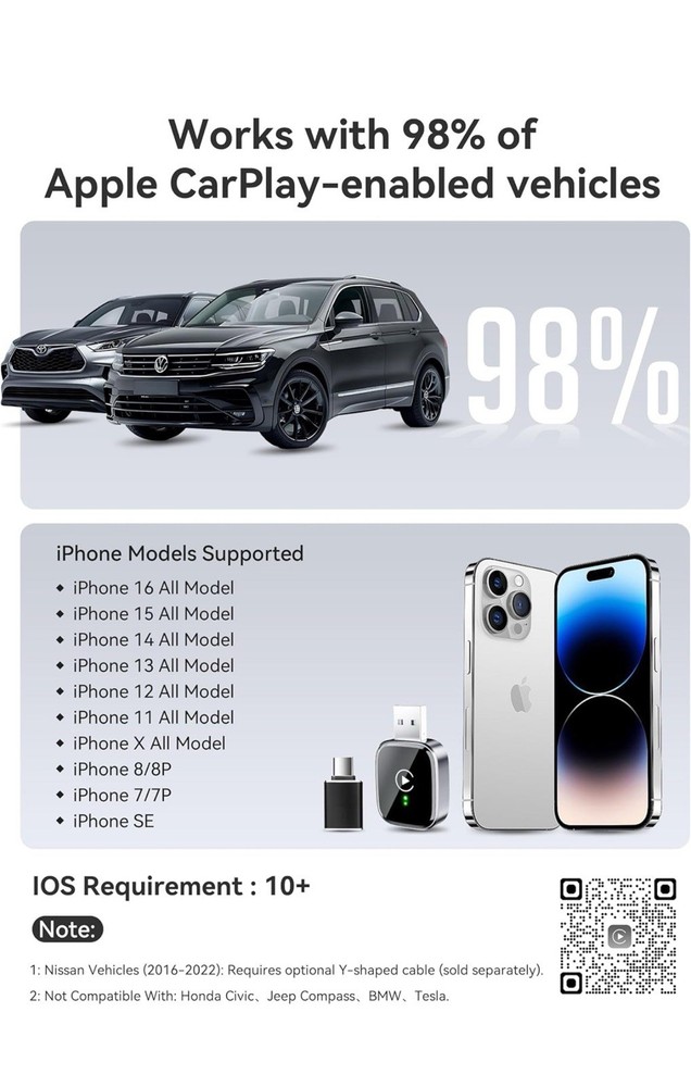 Wireless Car Play Adapter